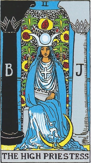 High priestess card